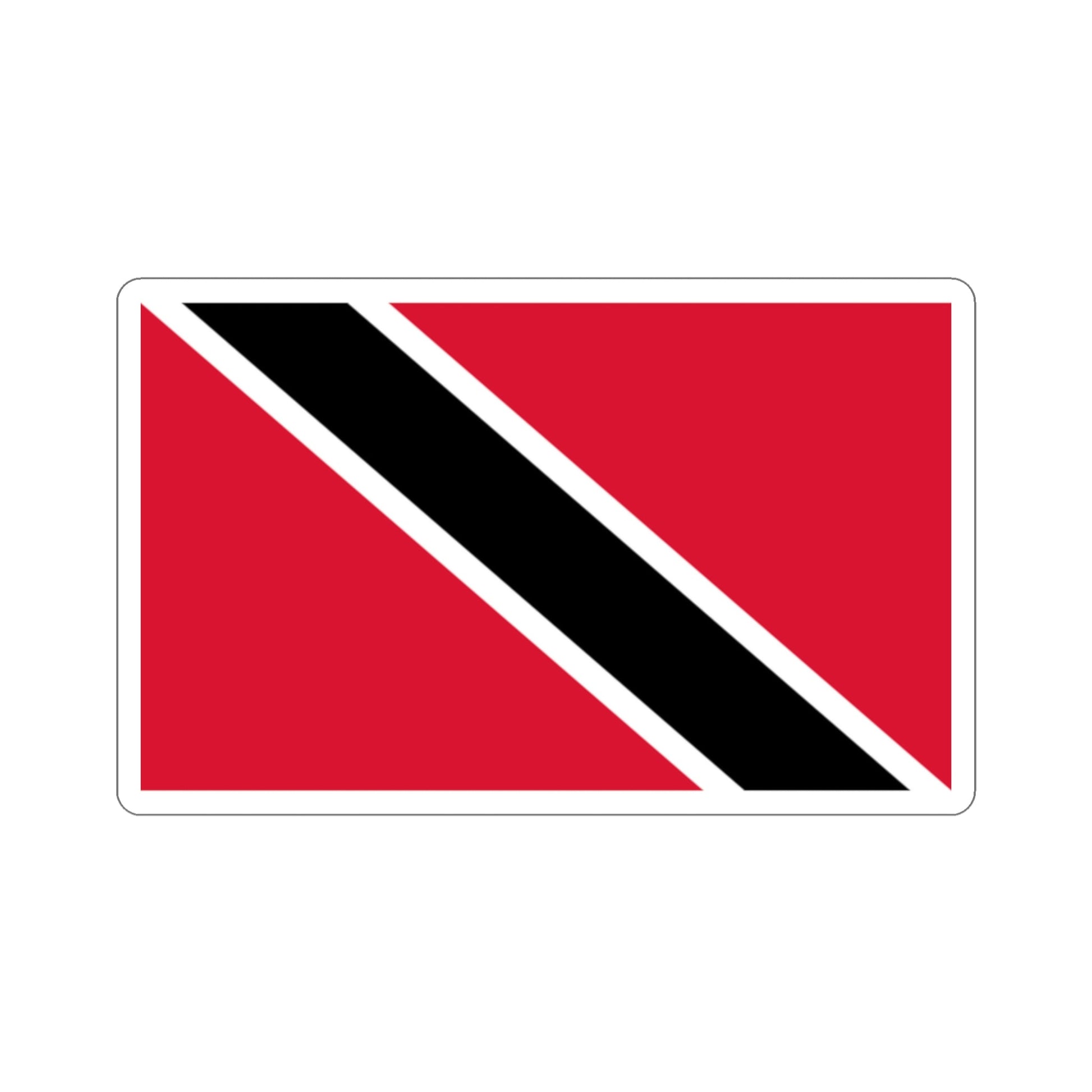 Flag of Trinidad and Tobago STICKER Vinyl Die-Cut Decal-2 Inch-The Sticker Space