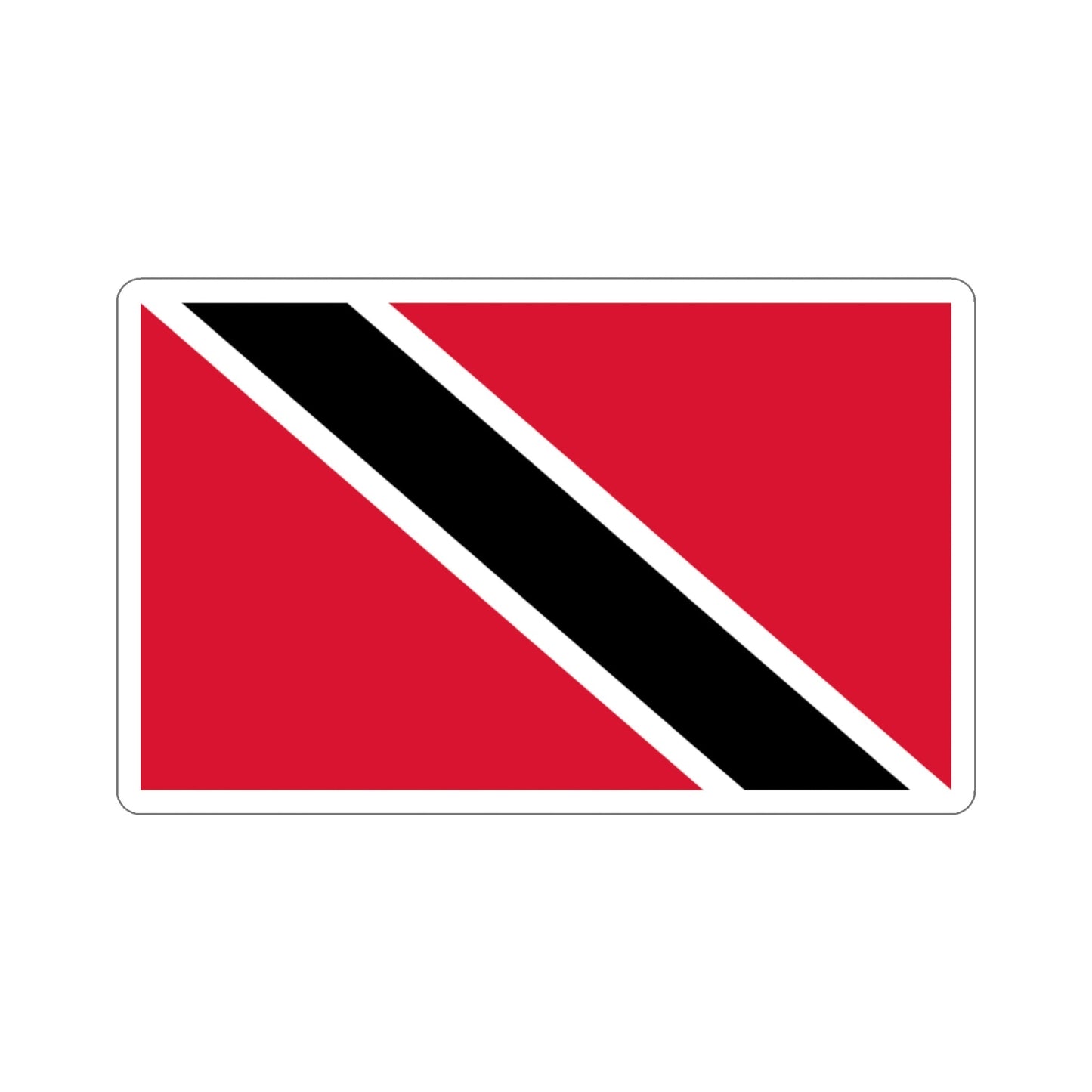 Flag of Trinidad and Tobago STICKER Vinyl Die-Cut Decal-3 Inch-The Sticker Space