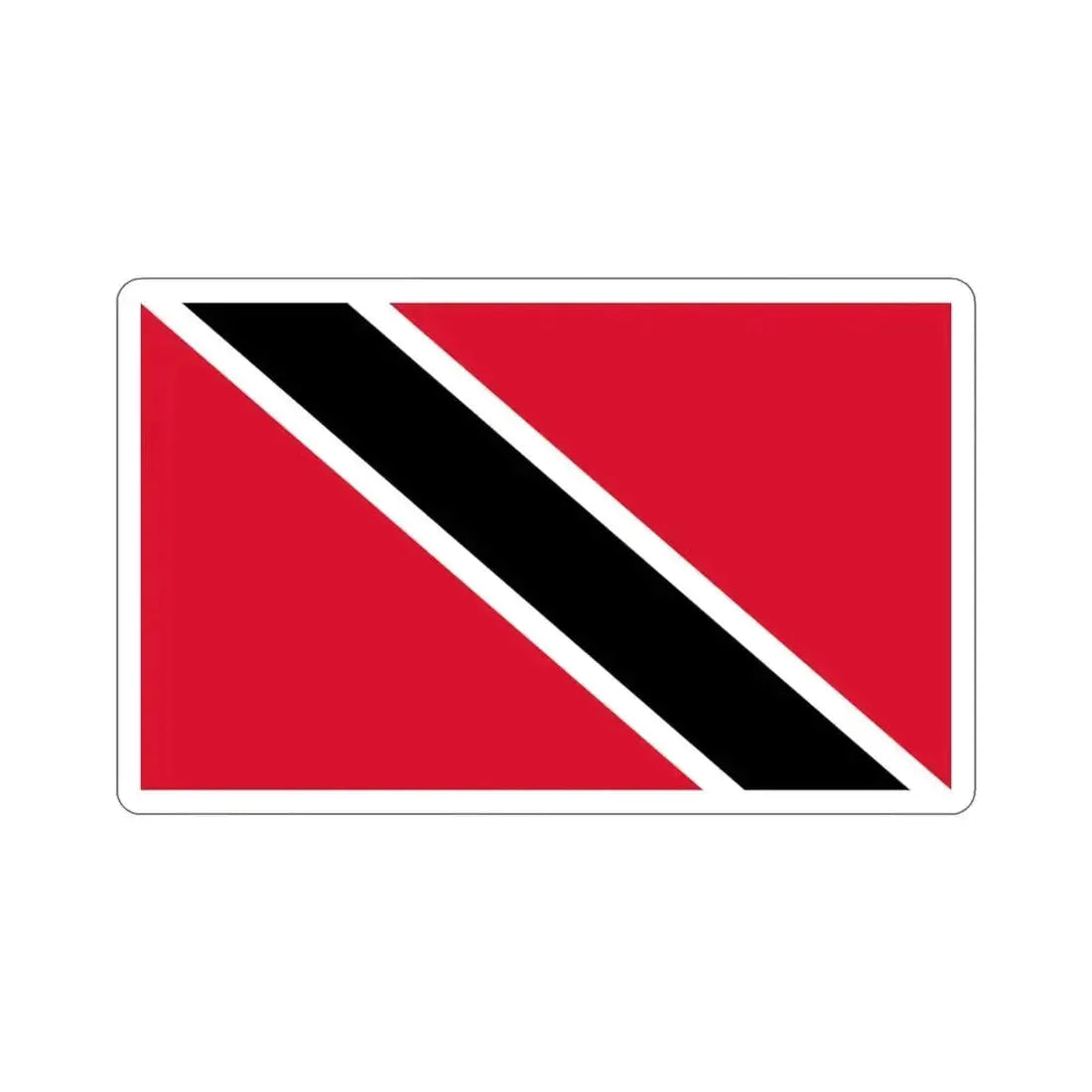 Flag of Trinidad and Tobago STICKER Vinyl Die-Cut Decal 3 Inch - The Sticker Space