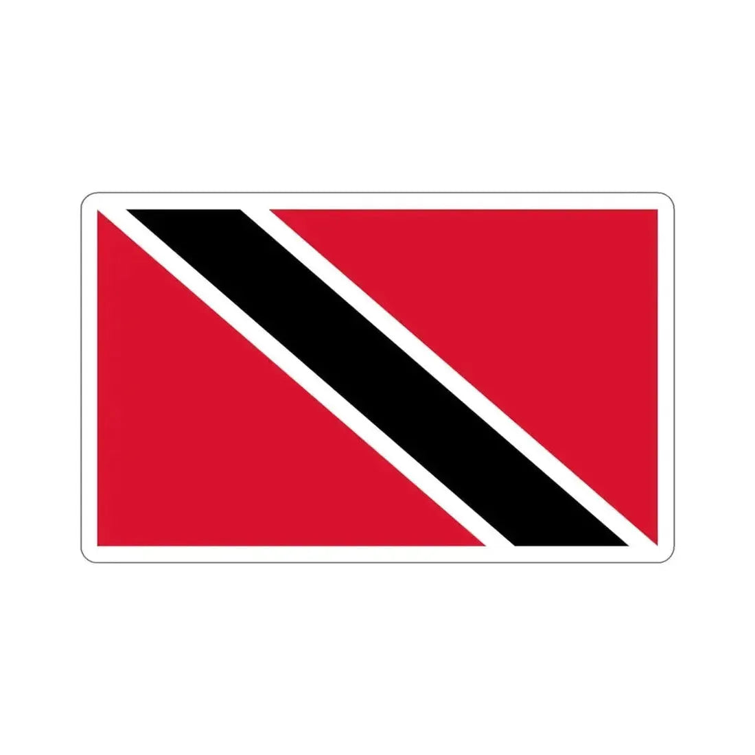 Flag of Trinidad and Tobago STICKER Vinyl Die-Cut Decal 4 Inch - The Sticker Space