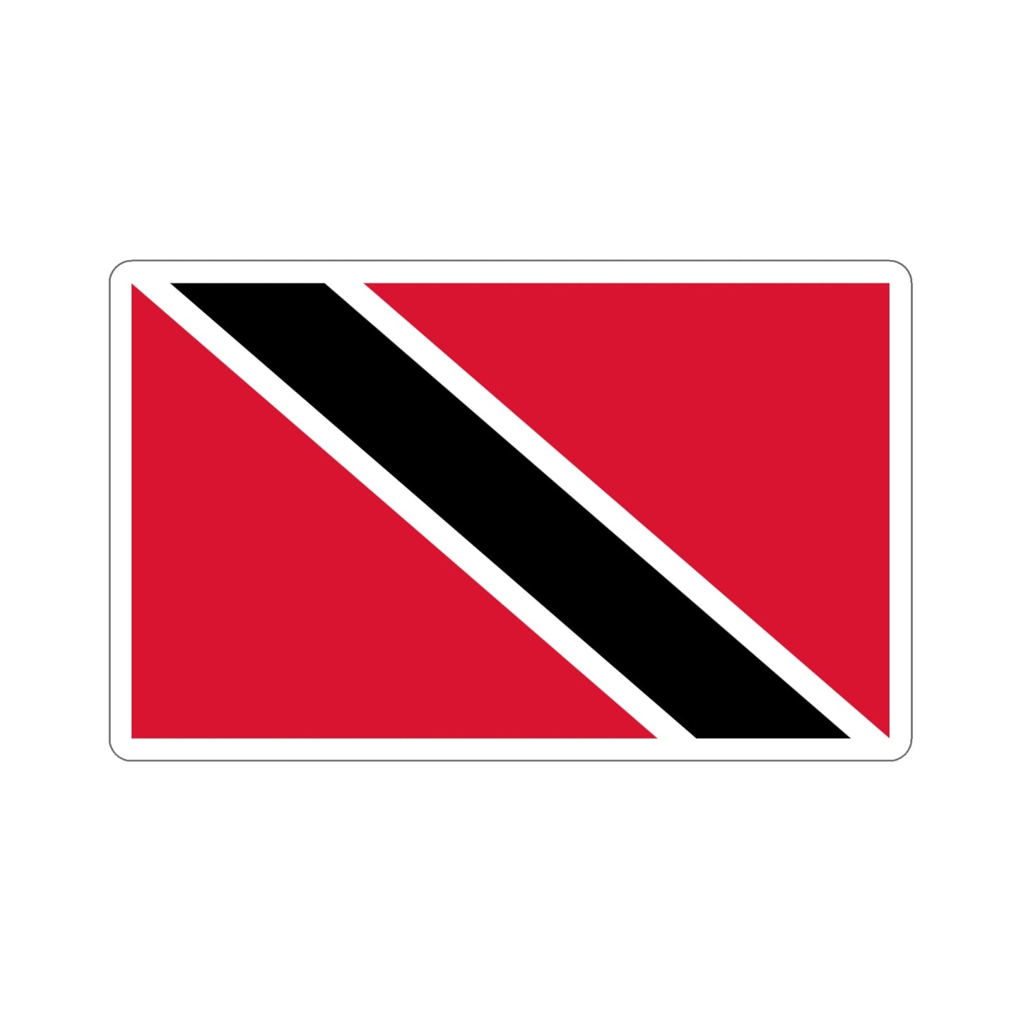 Flag of Trinidad and Tobago STICKER Vinyl Die-Cut Decal-5 Inch-The Sticker Space