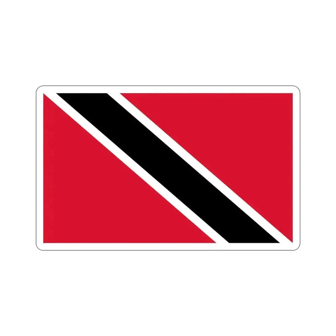 Flag of Trinidad and Tobago STICKER Vinyl Die-Cut Decal 5 Inch - The Sticker Space