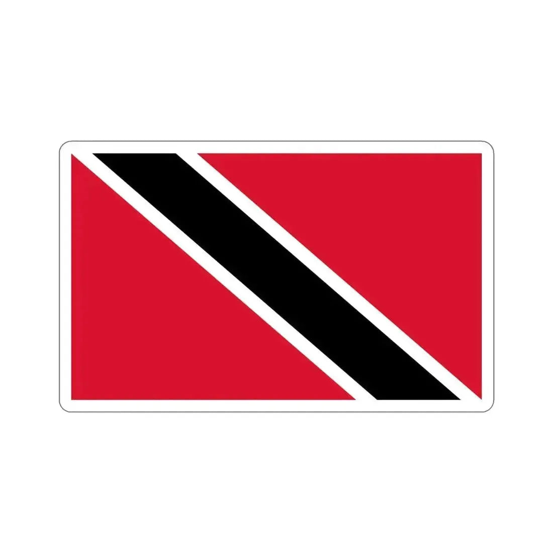 Flag of Trinidad and Tobago STICKER Vinyl Die-Cut Decal 6 Inch - The Sticker Space