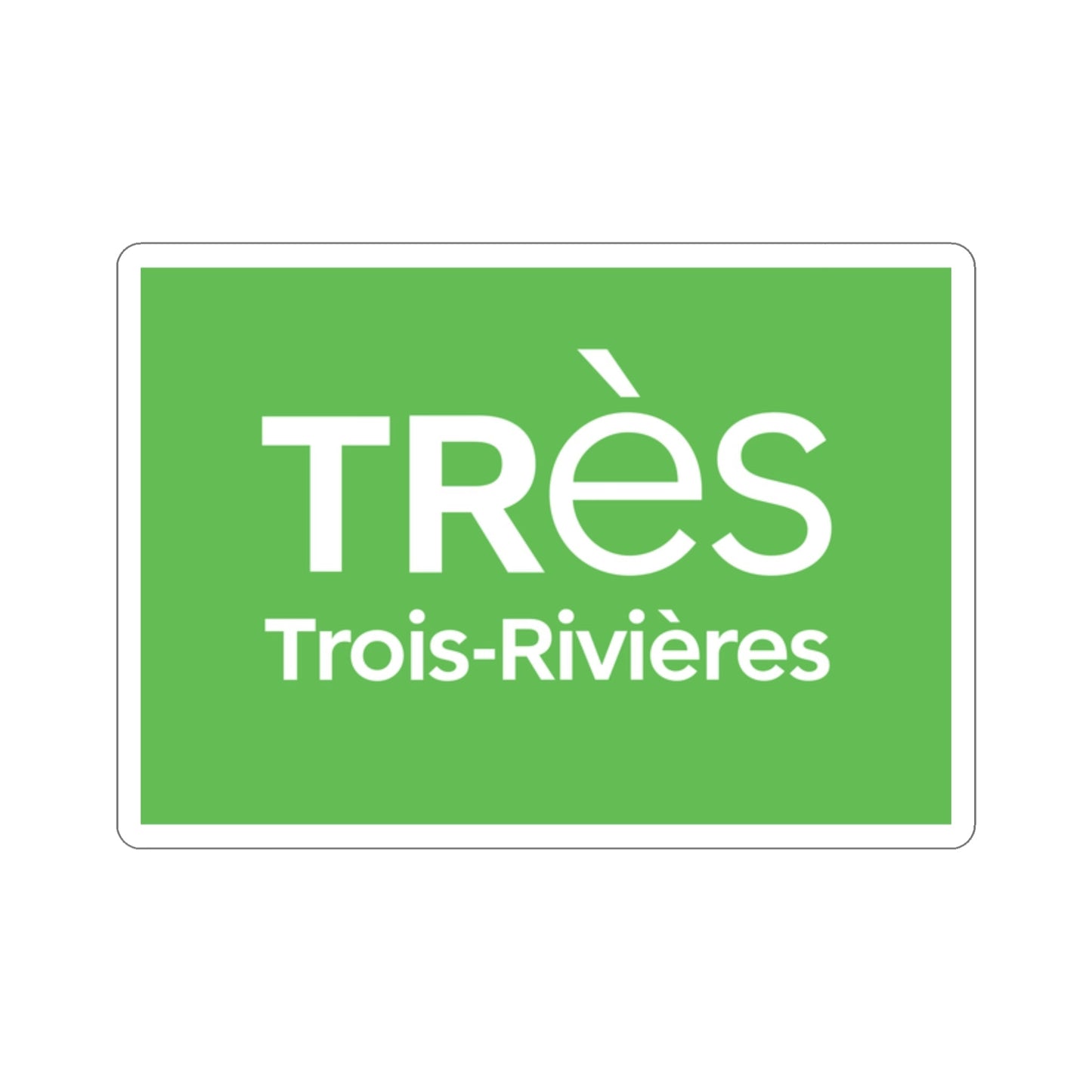 Flag of Trois Rivières Canada STICKER Vinyl Die-Cut Decal-2 Inch-The Sticker Space