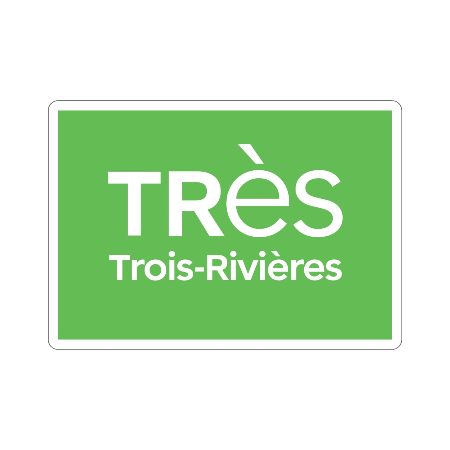 Flag of Trois Rivières Canada STICKER Vinyl Die-Cut Decal-5 Inch-The Sticker Space