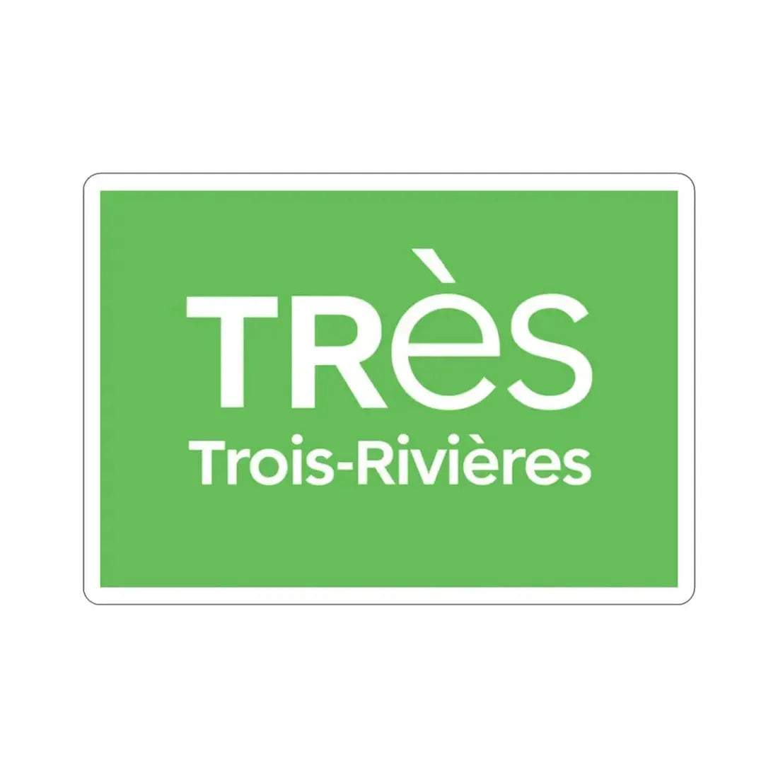 Flag of Trois Rivières Canada STICKER Vinyl Die-Cut Decal 2 Inch - The Sticker Space