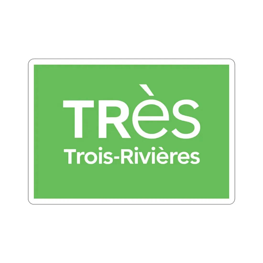 Flag of Trois Rivières Canada STICKER Vinyl Die-Cut Decal 3 Inch - The Sticker Space