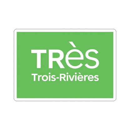 Flag of Trois Rivières Canada STICKER Vinyl Die-Cut Decal 4 Inch - The Sticker Space