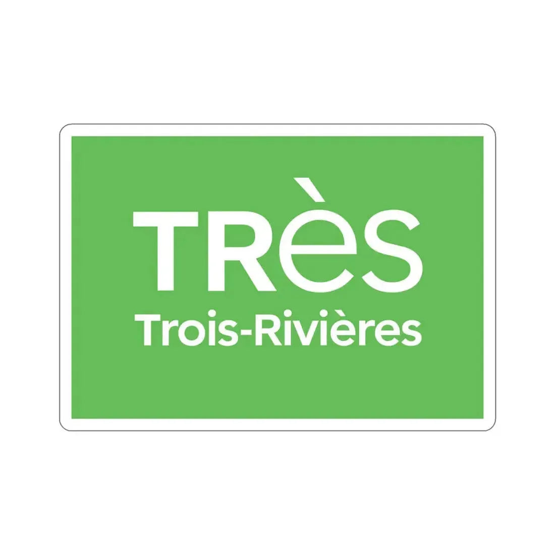 Flag of Trois Rivières Canada STICKER Vinyl Die-Cut Decal 5 Inch - The Sticker Space