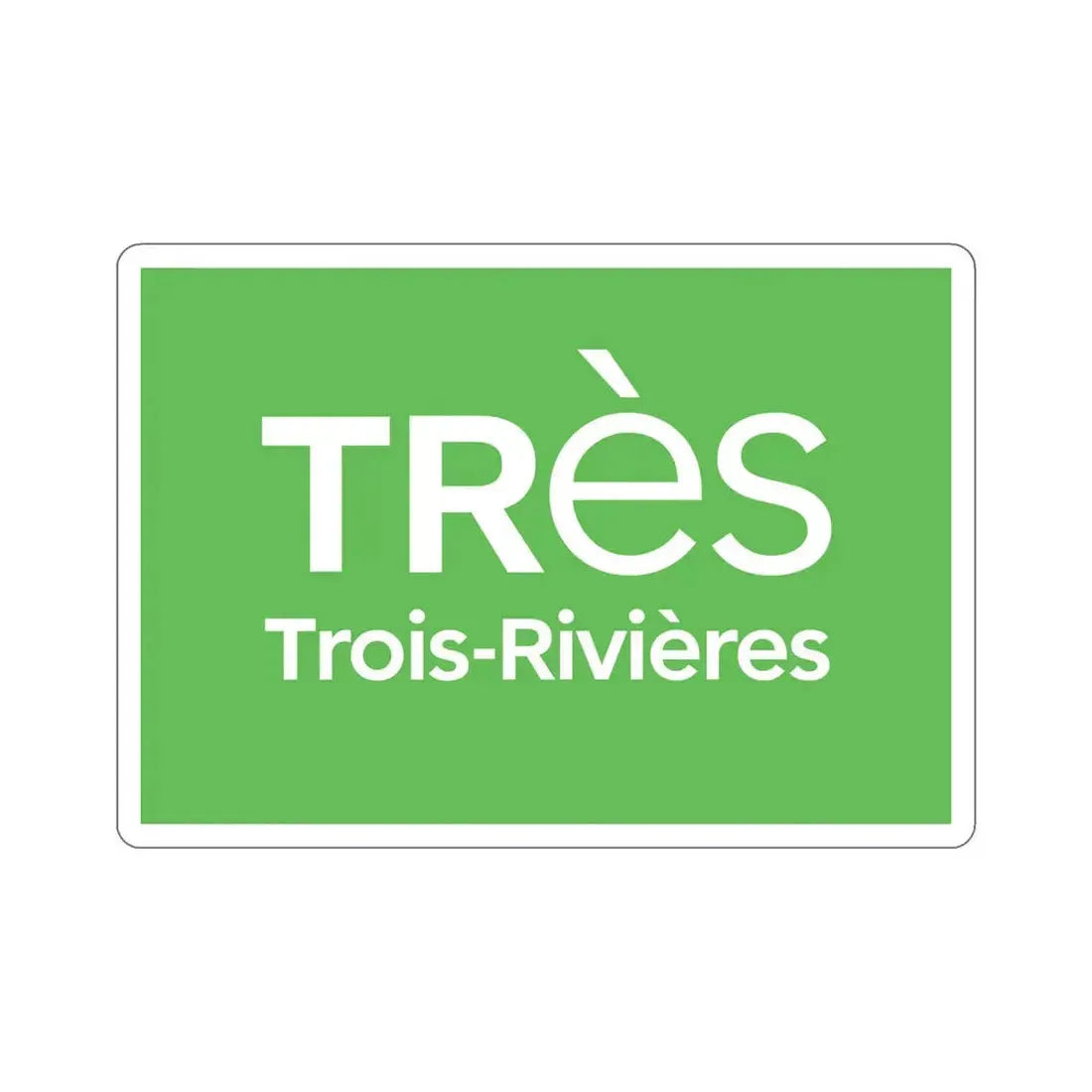 Flag of Trois Rivières Canada STICKER Vinyl Die-Cut Decal 6 Inch - The Sticker Space