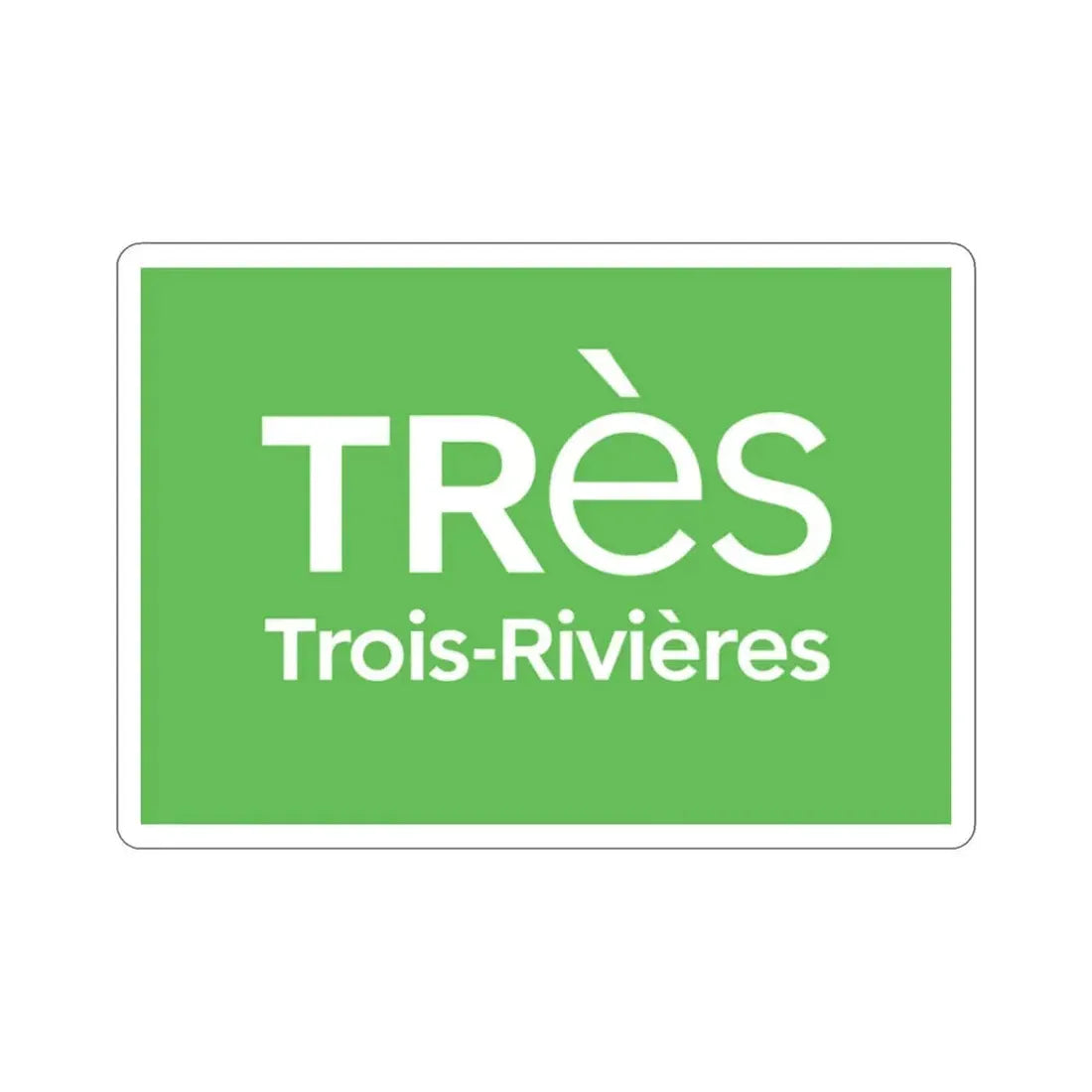 Flag of Trois Rivières Canada STICKER Vinyl Die-Cut Decal - The Sticker Space