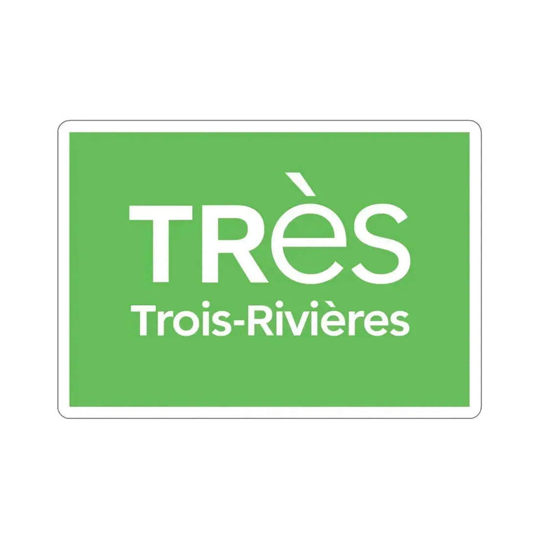Flag of Trois Rivières Canada STICKER Vinyl Die-Cut Decal - The Sticker Space