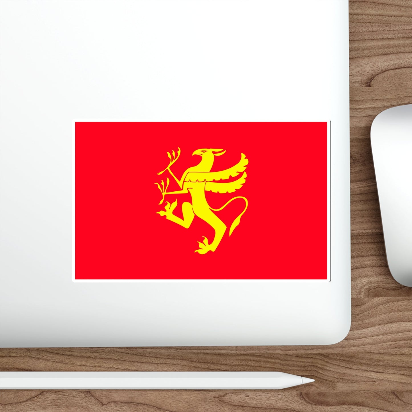 Flag of Troms Norway STICKER Vinyl Die-Cut Decal-The Sticker Space