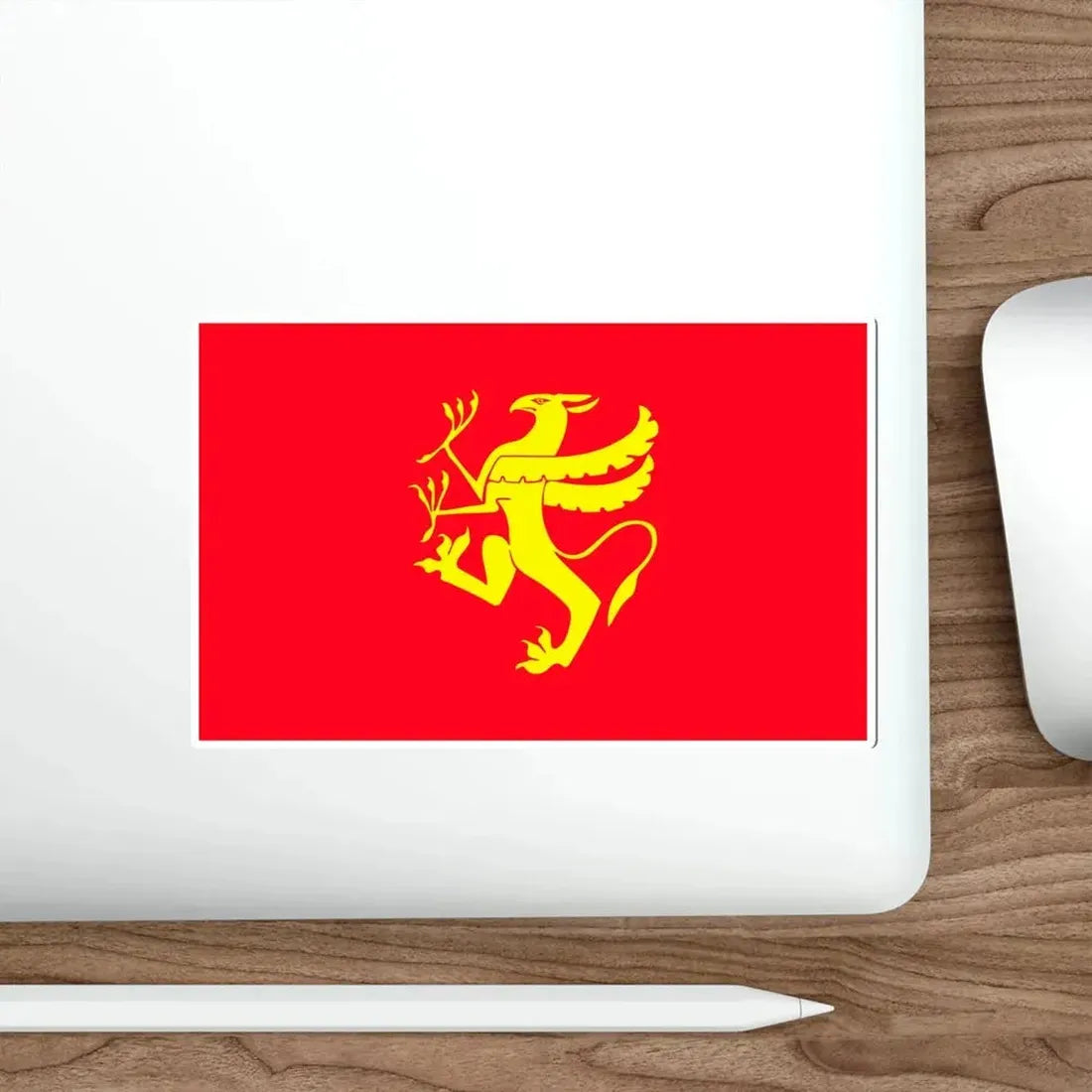 Flag of Troms Norway STICKER Vinyl Die-Cut Decal - The Sticker Space