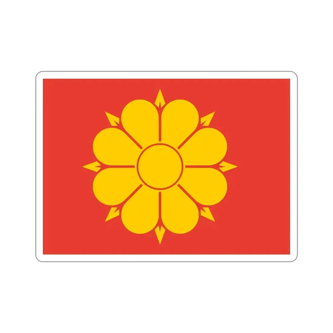 Flag of Trondheim Trøndelag Norway STICKER Vinyl Die-Cut Decal 4 Inch - The Sticker Space