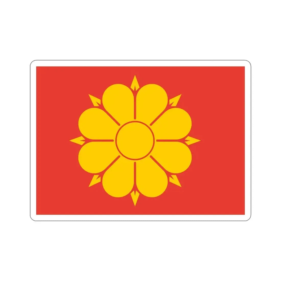 Flag of Trondheim Trøndelag Norway STICKER Vinyl Die-Cut Decal 4 Inch - The Sticker Space