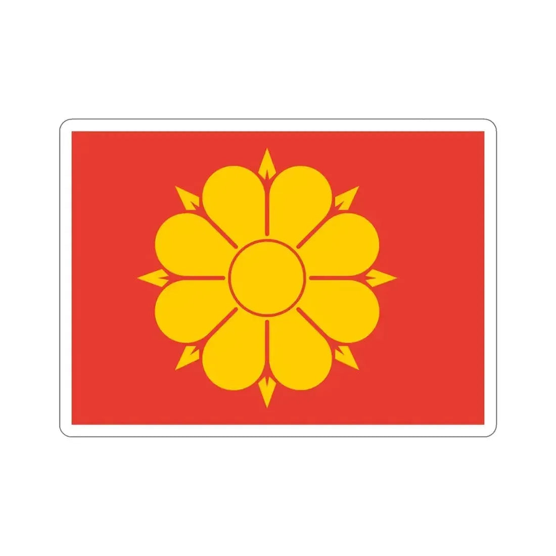 Flag of Trondheim Trøndelag Norway STICKER Vinyl Die-Cut Decal 5 Inch - The Sticker Space
