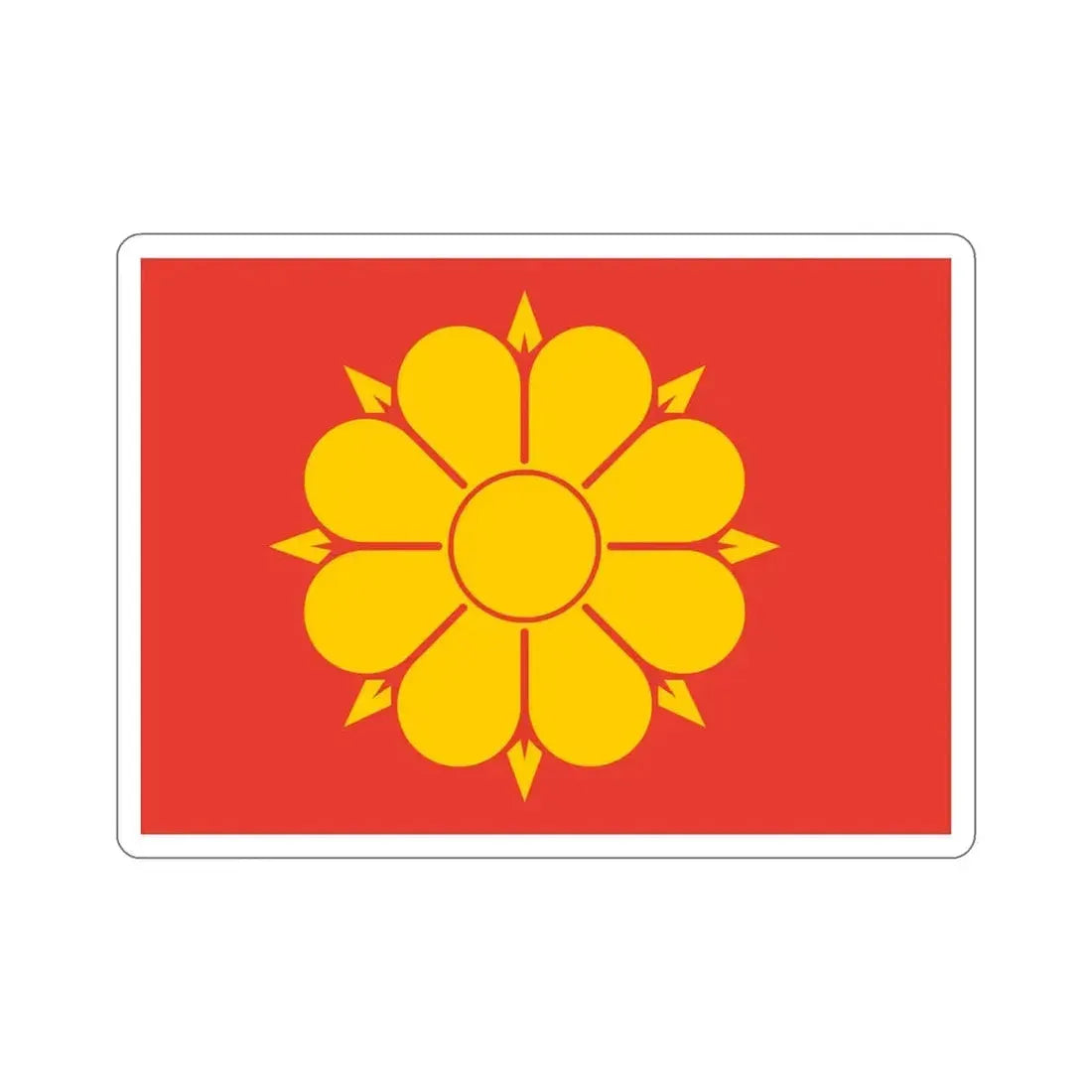 Flag of Trondheim Trøndelag Norway STICKER Vinyl Die-Cut Decal 6 Inch - The Sticker Space