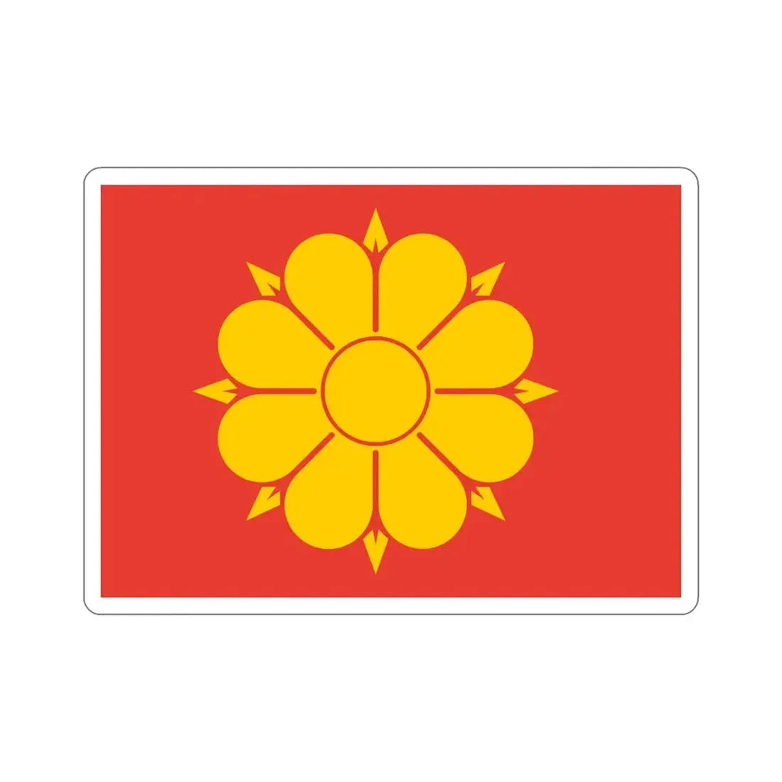 Flag of Trondheim Trøndelag Norway STICKER Vinyl Die-Cut Decal 6 Inch - The Sticker Space