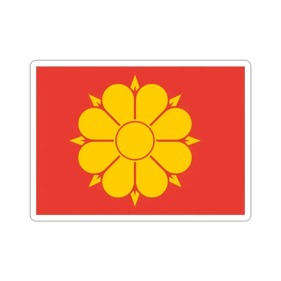 Flag of Trondheim Trøndelag Norway STICKER Vinyl Die-Cut Decal - The Sticker Space
