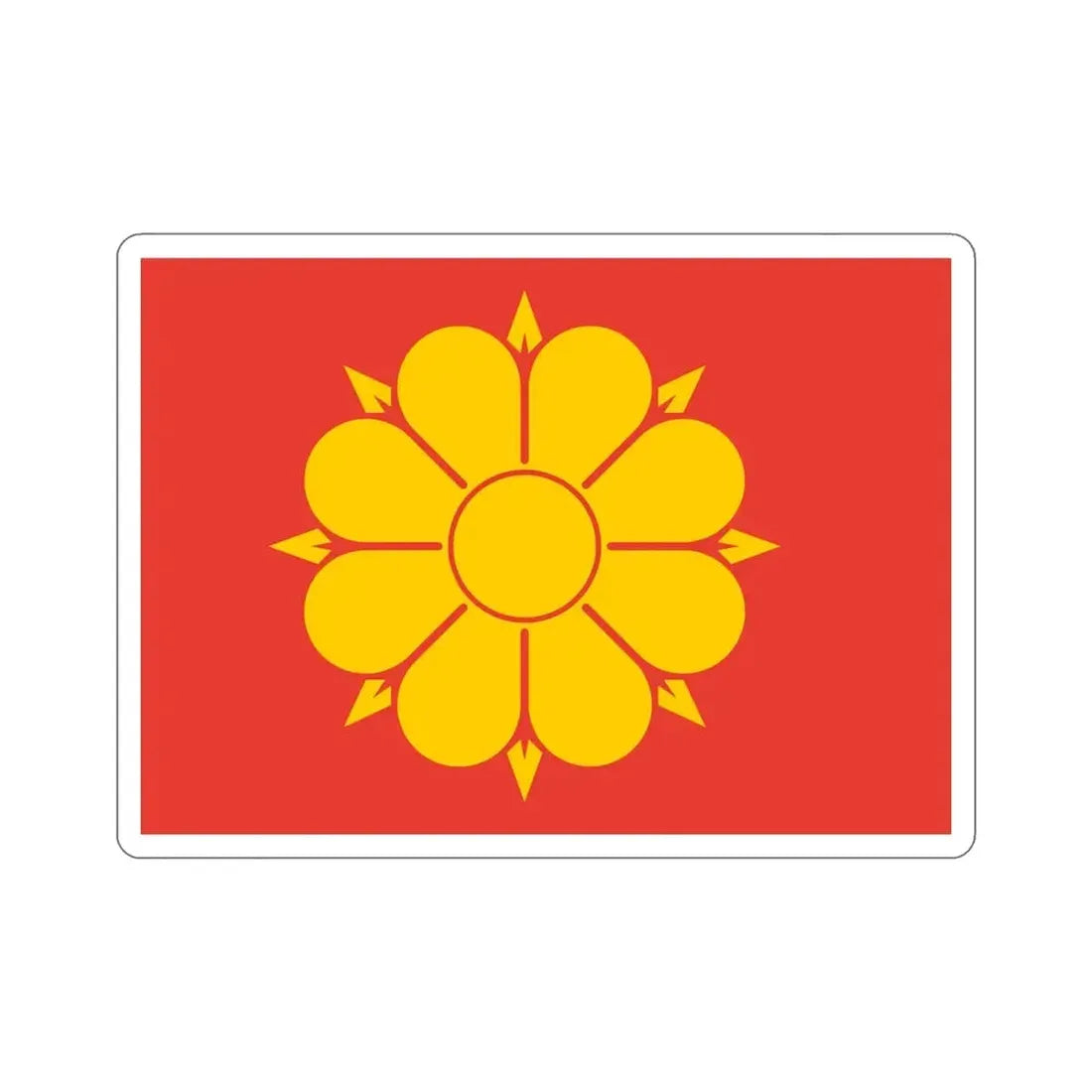 Flag of Trondheim Trøndelag Norway STICKER Vinyl Die-Cut Decal - The Sticker Space