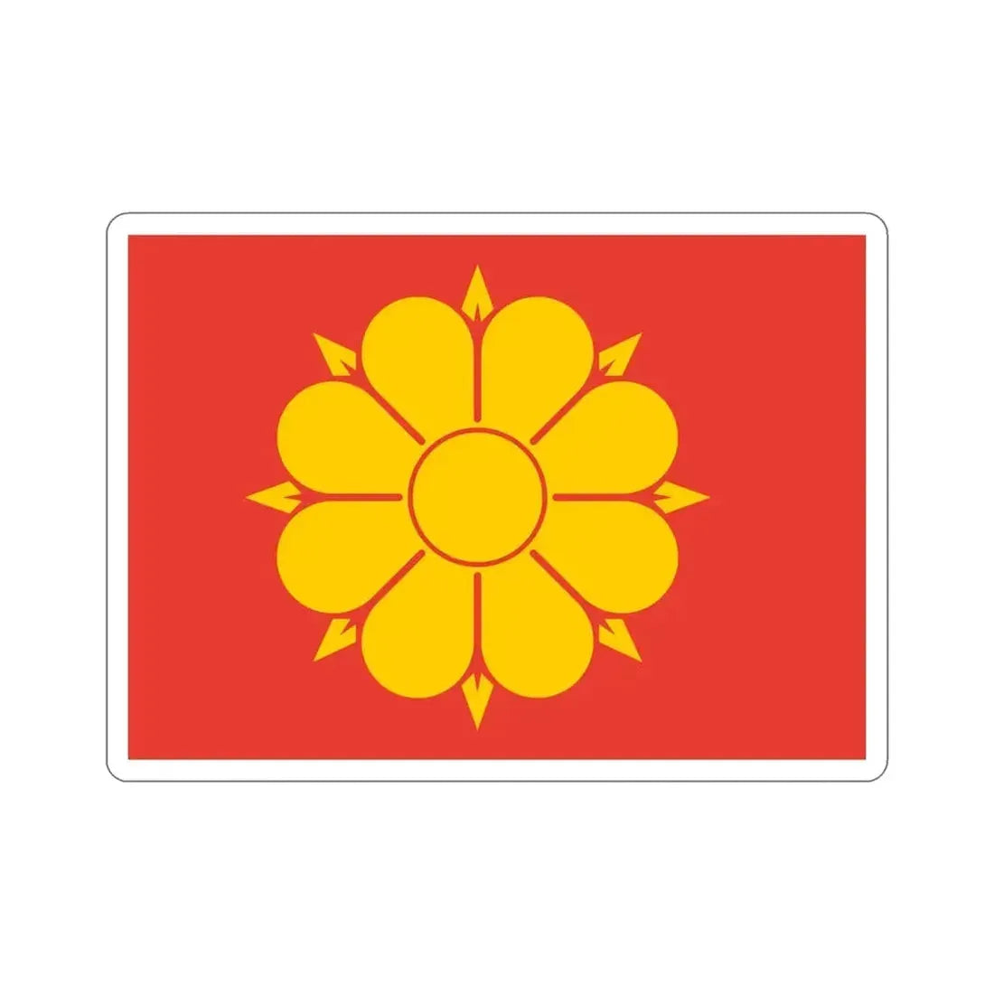 Flag of Trondheim Trøndelag Norway STICKER Vinyl Die-Cut Decal - The Sticker Space