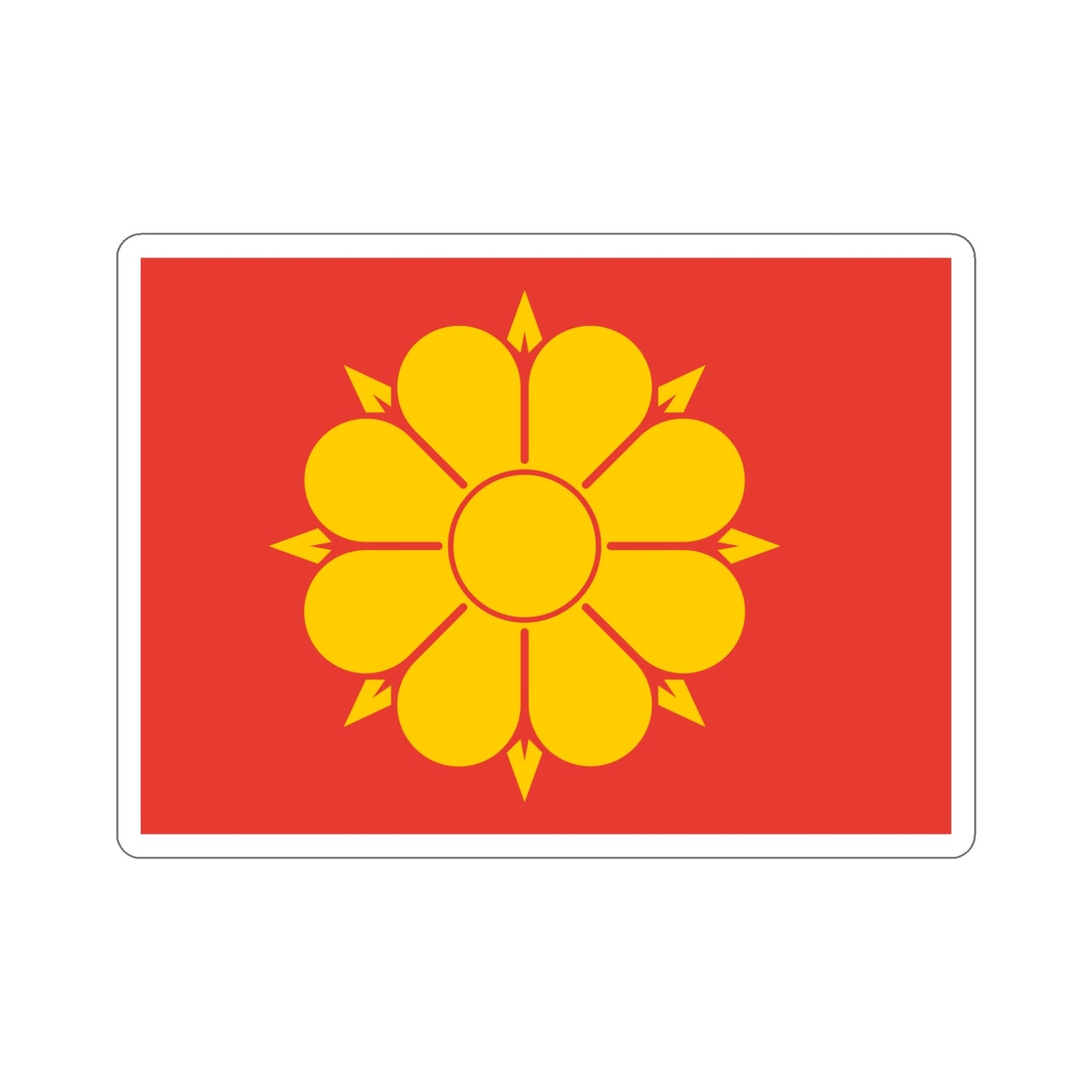 Flag of Trondheim Trøndelag Norway STICKER Vinyl Die-Cut Decal-5 Inch-The Sticker Space