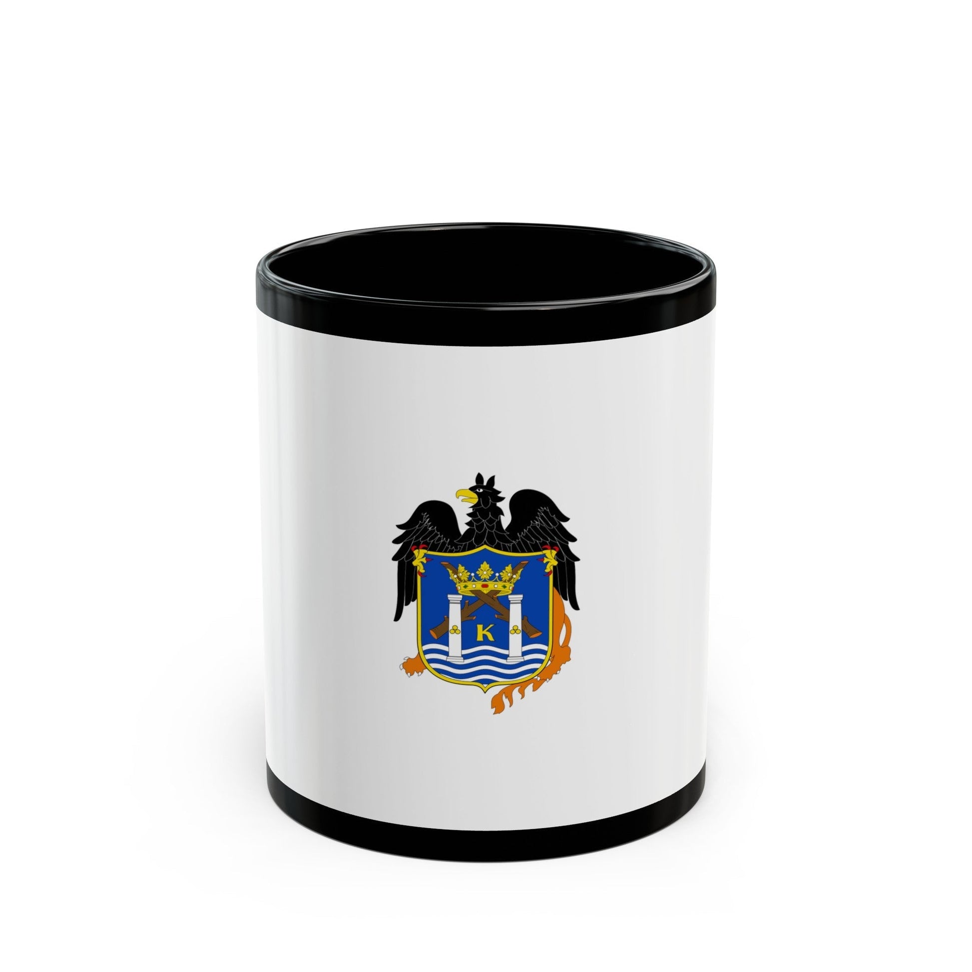 Flag of Trujillo capital of the La Libertad Region Peru - Black Coffee Mug-11oz-The Sticker Space