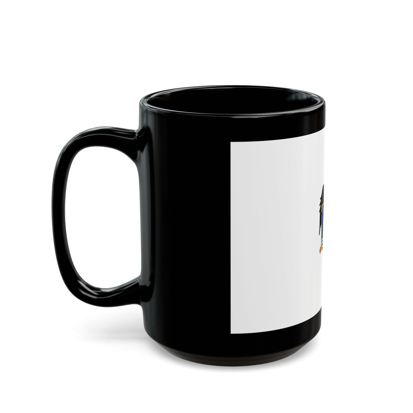 Flag of Trujillo capital of the La Libertad Region Peru - Black Coffee Mug-The Sticker Space