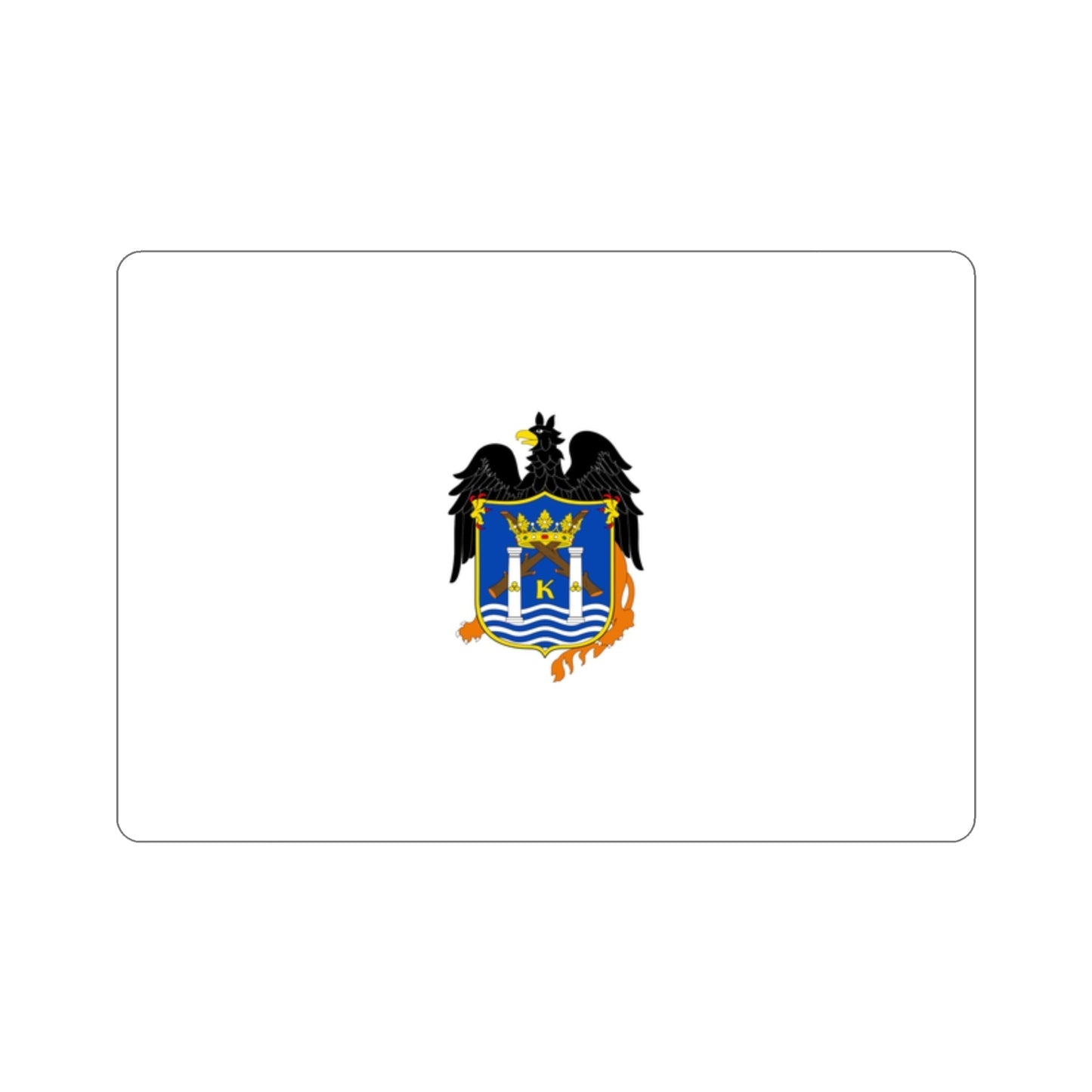 Flag of Trujillo capital of the La Libertad Region Peru STICKER Vinyl Die-Cut Decal-2 Inch-The Sticker Space