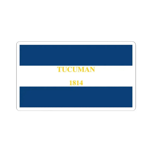 Flag of Tucuman 1814 (Argentina) STICKER Vinyl Kiss-Cut Decal 2 Inch White - The Sticker Space