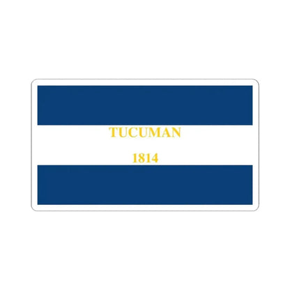 Flag of Tucuman 1814 (Argentina) STICKER Vinyl Kiss-Cut Decal 3 Inch White - The Sticker Space