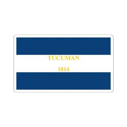 Flag of Tucuman 1814 (Argentina) STICKER Vinyl Kiss-Cut Decal 4 Inch White - The Sticker Space