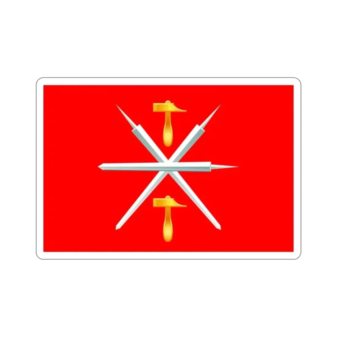 Flag of Tula Oblast Russia STICKER Vinyl Die-Cut Decal - The Sticker Space