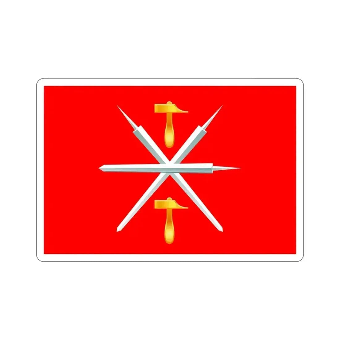 Flag of Tula Oblast Russia STICKER Vinyl Die-Cut Decal - The Sticker Space