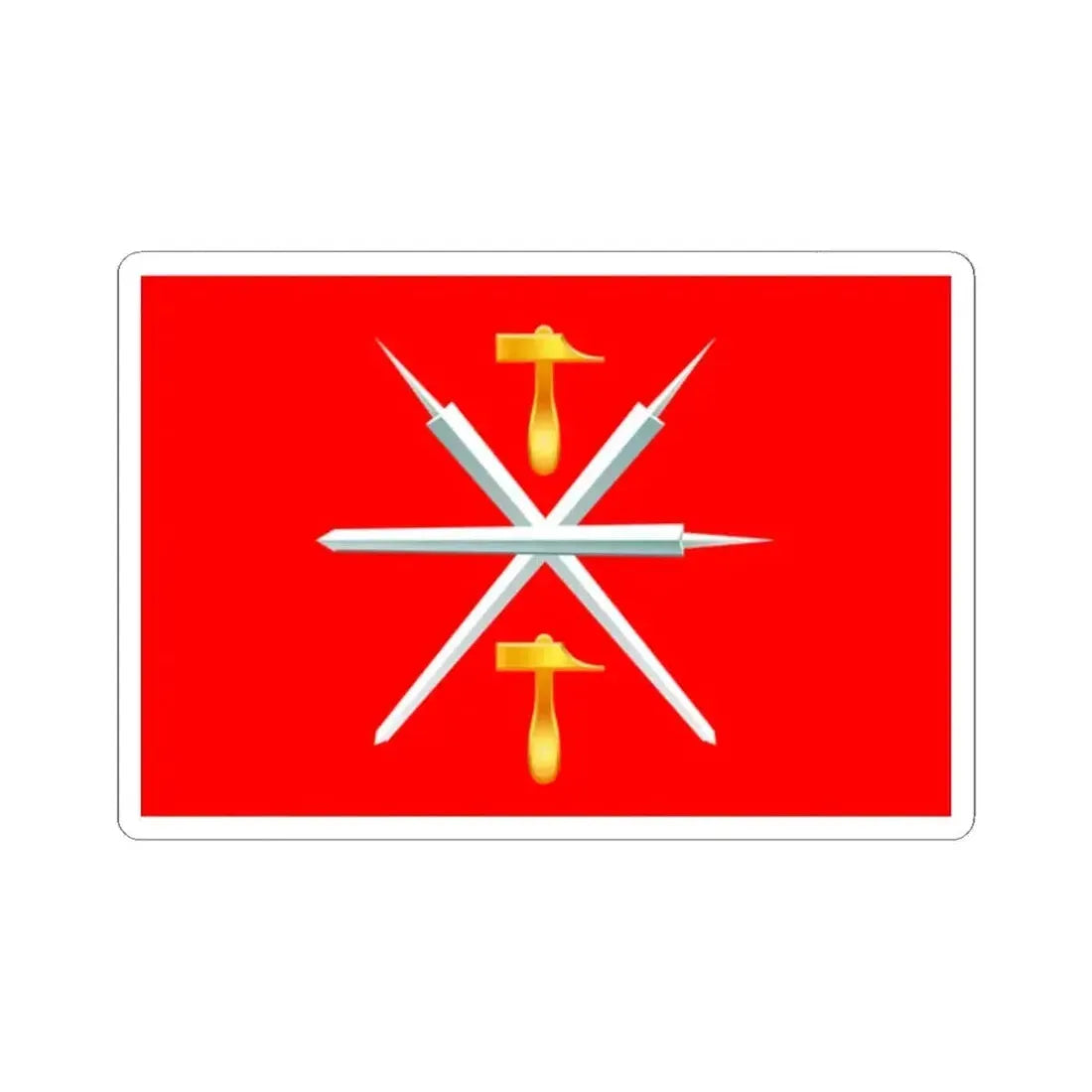 Flag of Tula Oblast Russia - STICKER Vinyl Kiss-Cut Decal - The Sticker Space