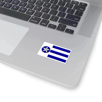 Flag of Tulsa 1941-1973 (United States) STICKER Vinyl Kiss-Cut Decal - The Sticker Space