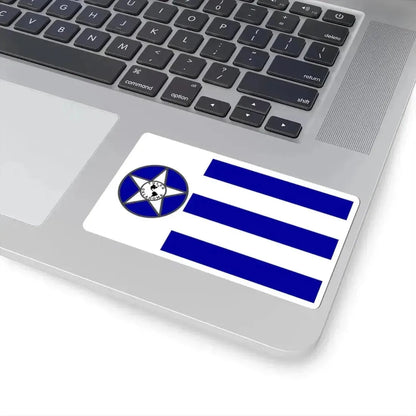 Flag of Tulsa 1941-1973 (United States) STICKER Vinyl Kiss-Cut Decal - The Sticker Space