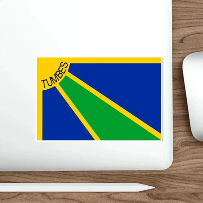Flag of Tumbes capital of the Tumbes Region Peru STICKER Vinyl Die-Cut Decal - The Sticker Space