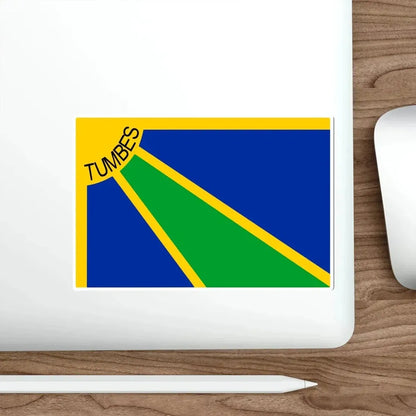 Flag of Tumbes capital of the Tumbes Region Peru STICKER Vinyl Die-Cut Decal - The Sticker Space