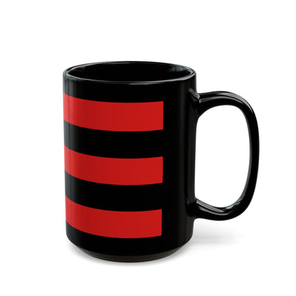 Flag of Tunis during 14th century - Black Coffee Mug-The Sticker Space