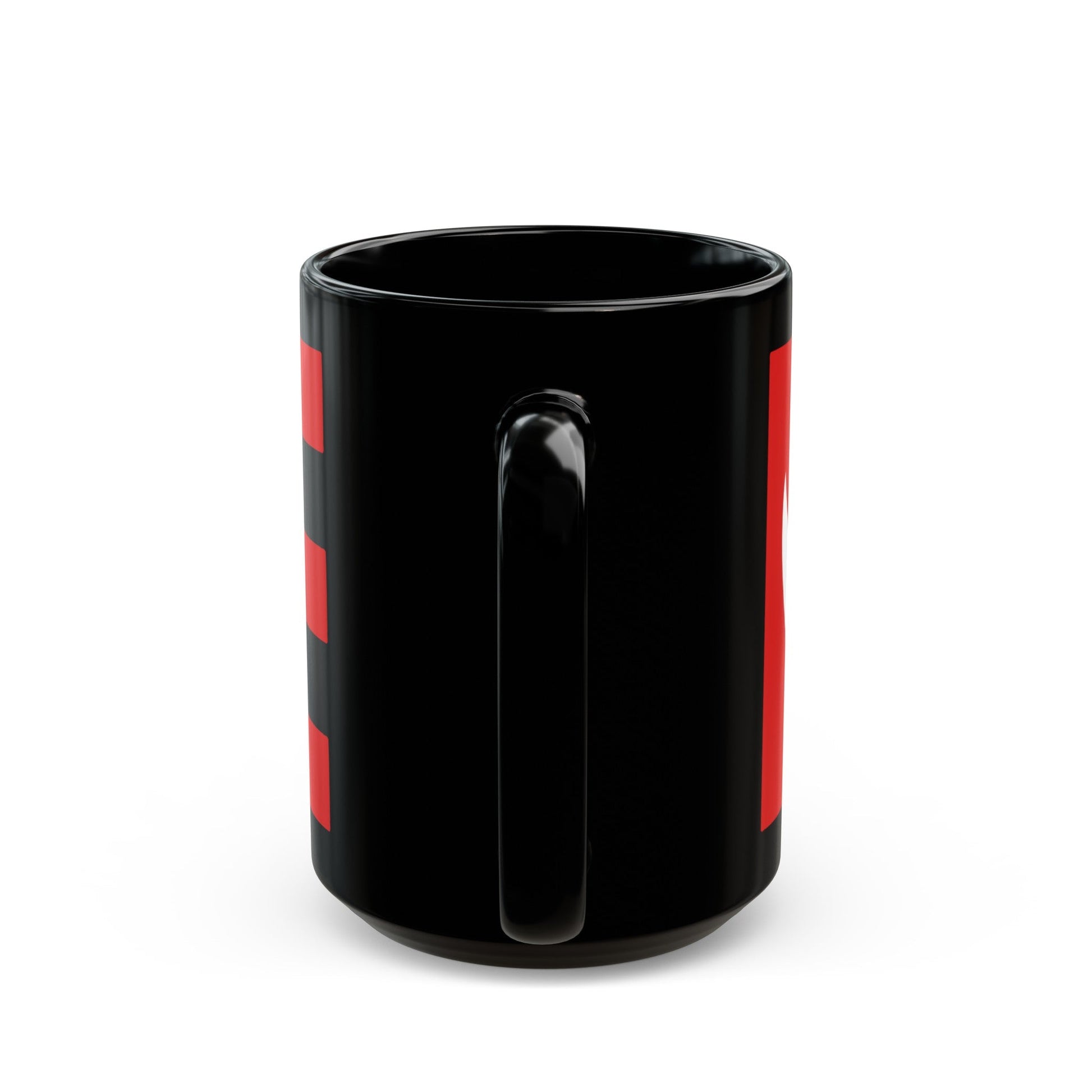 Flag of Tunis during 14th century - Black Coffee Mug-The Sticker Space