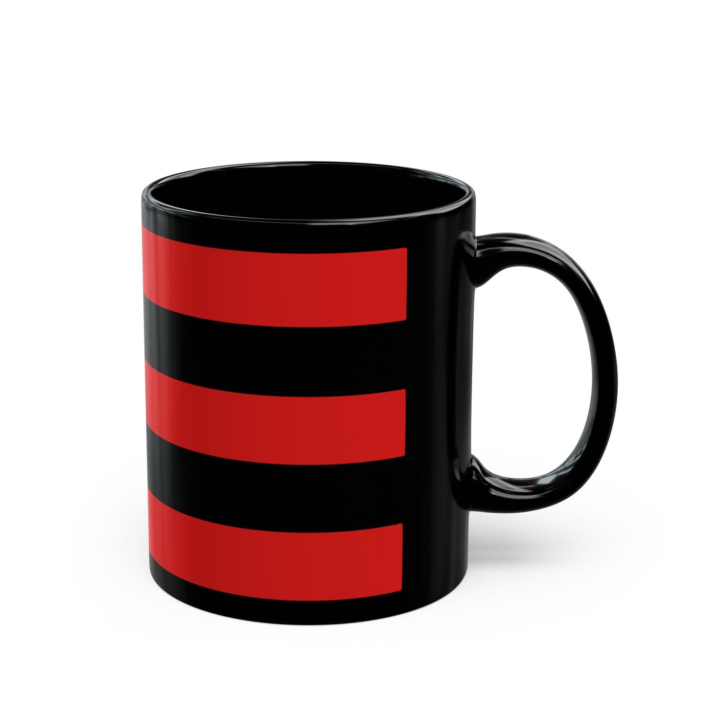 Flag of Tunis during 14th century - Black Coffee Mug-The Sticker Space