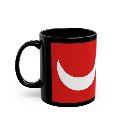 Flag of Tunis during 14th century - Black Coffee Mug-The Sticker Space