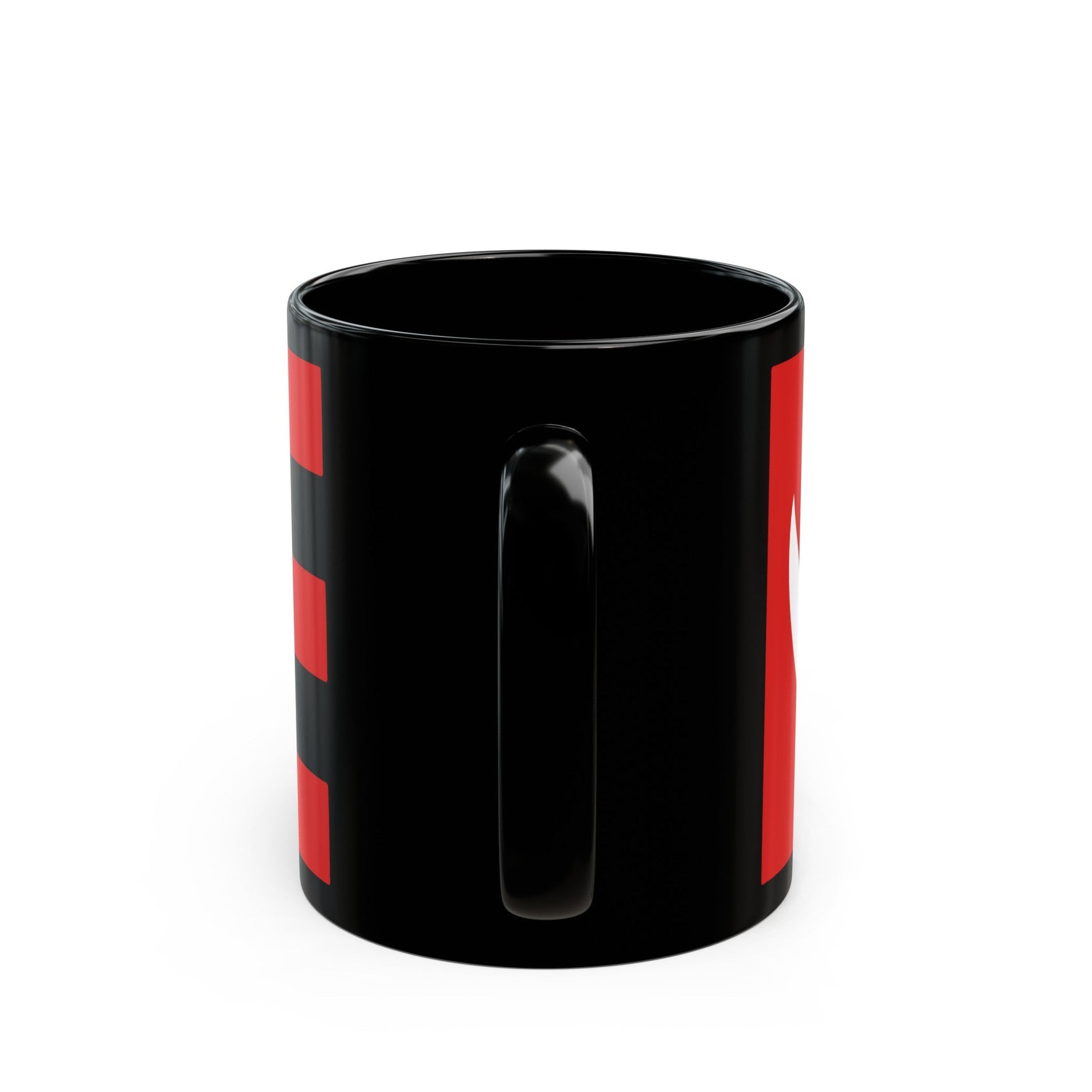 Flag of Tunis during 14th century - Black Coffee Mug-The Sticker Space