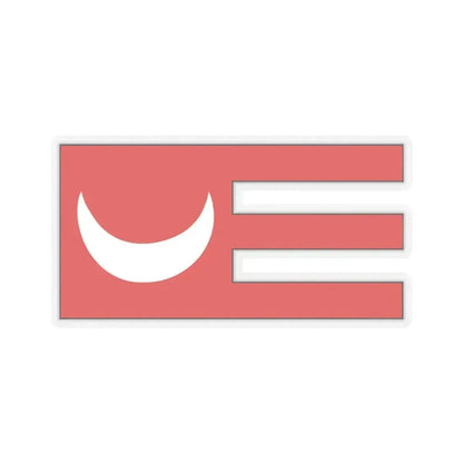 Flag of Tunis during 14th century - STICKER Vinyl Kiss-Cut Decal 4 Inch Transparent - The Sticker Space