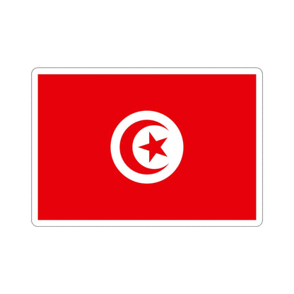 Flag of Tunisia STICKER Vinyl Die-Cut Decal-3 Inch-The Sticker Space