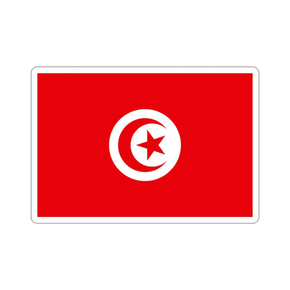 Flag of Tunisia STICKER Vinyl Die-Cut Decal-4 Inch-The Sticker Space