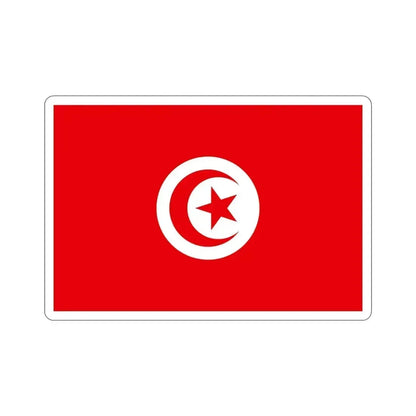 Flag of Tunisia STICKER Vinyl Die-Cut Decal 4 Inch - The Sticker Space
