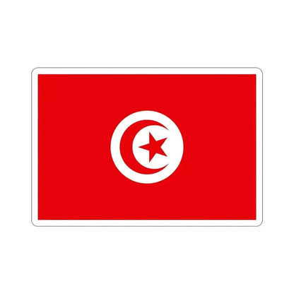 Flag of Tunisia STICKER Vinyl Die-Cut Decal 6 Inch - The Sticker Space